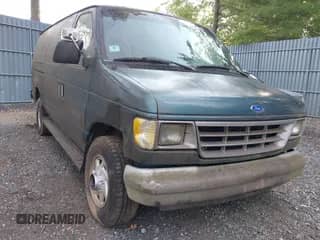 1996 Ford Econoline Cargo with VIN 1FTHS24Y1THA21809, listed as a IAAI auction lot 43259024 with 155,685 mi miles and . Bid and sale history available at DreamBid. Image 1.