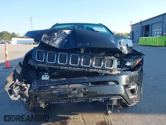 2021 Jeep Compass Limited with VIN 3C4NJDCB5MT503488, listed as a IAAI auction lot 43099890 with 36,492 mi miles and . Bid and sale history available at DreamBid. Image 6.