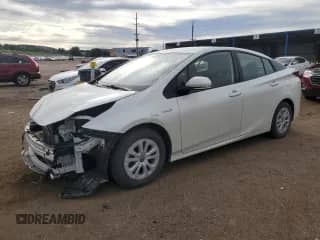 2019 Toyota Prius L Eco с VIN JTDKARFU4K3088296, выставлен на аукционе Copart как лот 81514795 с пробегом 62 424 миль миль и Списание • Salvage title. История ставок и продаж доступна на DreamBid. Изображение 1.