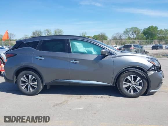 2023 Nissan Murano SV with VIN 5N1AZ2BS1PC107566, listed as a IAAI auction lot 42223550 with 53,548 mi miles and . Bid and sale history available at DreamBid. Image 13.