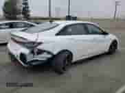 2023 Hyundai Elantra N Line with VIN KMHLR4AF0PU543943, listed as a Copart auction lot 82133675 with 31,653 mi miles and Salvage title. Bid and sale history available at DreamBid. Image 3.