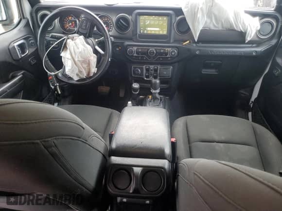 2021 Jeep Wrangler Unlimited Sport S with VIN 1C4HJXDN0MW718438, listed as a Copart auction lot 65134855 with 109,410 mi miles and Salvage title. Bid and sale history available at DreamBid. Image 8.