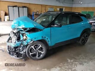 2021 Chevrolet TrailBlazer RS с VIN KL79MTSL5MB162721, выставлен на аукционе Copart как лот 80012335 с пробегом 80 229 миль миль и На запчасти • Non repairable. История ставок и продаж доступна на DreamBid. Изображение 1.