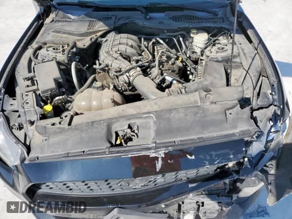 2016 Ford Mustang V6 with VIN 1FA6P8AM9G5215465, listed as a Copart auction lot 81977775 with 111,472 mi miles and Salvage title. Bid and sale history available at DreamBid. Image 11.