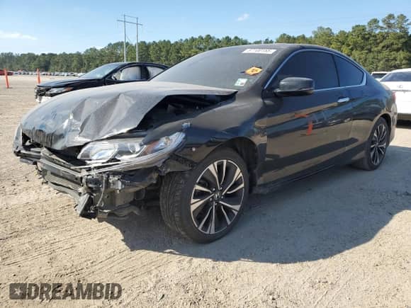 2017 Honda Accord EX-L с VIN 1HGCT2B89HA002503, выставлен на аукционе Copart как лот 87100155 с пробегом Не указан миль и Списание • Salvage title. История ставок и продаж доступна на DreamBid. Изображение 1.