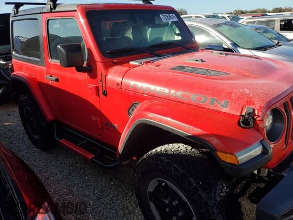 2018 Jeep Wrangler Rubicon with VIN 1C4HJXCGXJW161827, listed as a Copart auction lot 76562614 with Not provided miles and Salvage title. Bid and sale history available at DreamBid. Image 4.