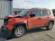 2018 Jeep Renegade Latitude with VIN ZACCJBBB1JPH10234, listed as a Copart auction lot 81322815 with 153,023 mi miles and Salvage title. Bid and sale history available at DreamBid. Image 1.