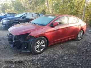 2019 Hyundai Elantra Limited with VIN KMHD84LFXKU859640, listed as a Copart auction lot 84032295 with 101,427 mi miles and Salvage title. Bid and sale history available at DreamBid. Image 1.