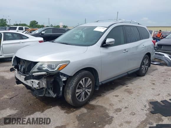 2018 Nissan Pathfinder SL with VIN 5N1DR2MN2JC602824, listed as a IAAI auction lot 42487986 with 127,955 mi miles and . Bid and sale history available at DreamBid. Image 2.