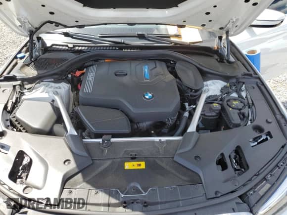 2023 BMW 5 Series 530e with VIN WBA13AG03PCL74146, listed as a Copart auction lot 50576685 with 41,163 mi miles and Salvage title. Bid and sale history available at DreamBid. Image 11.