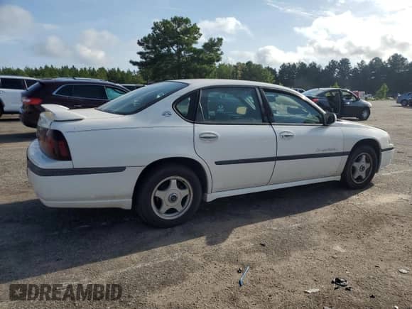 2001 Chevrolet Impala LS with VIN 2G1WH55K919352049, listed as a Copart auction lot 64990115 with Not provided miles and Salvage title. Bid and sale history available at DreamBid. Image 3.