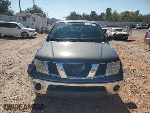 2008 Nissan Frontier SE with VIN 1N6AD07U38C443767, listed as a Copart auction lot 86143615 with 144,218 mi miles and Salvage title. Bid and sale history available at DreamBid. Image 5.