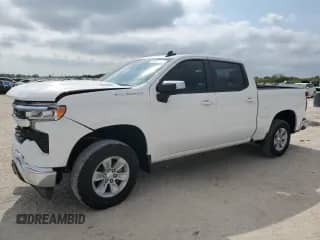 2024 Chevrolet Silverado 1500 LT с VIN 3GCPACEK5RG441719, выставлен на аукционе Copart как лот 54145995 с пробегом 4 861 миль миль и Списание • Salvage title. История ставок и продаж доступна на DreamBid. Изображение 1.