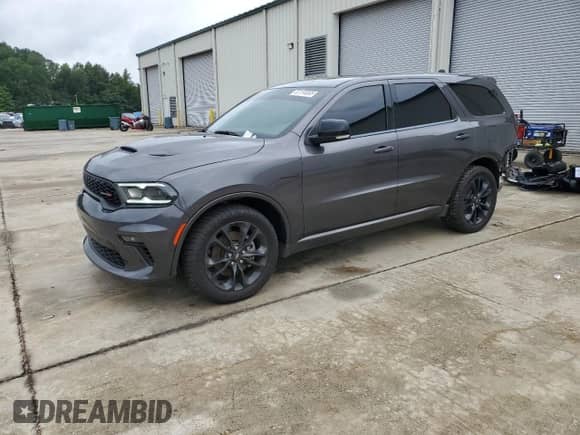 2021 Dodge Durango R/T with VIN 1C4SDHCT2MC791914, listed as a Copart auction lot 68150055 with 81,781 mi miles and Salvage title. Bid and sale history available at DreamBid. Image 1.