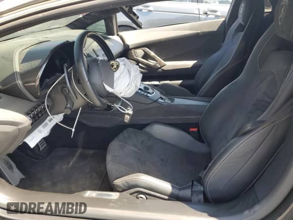2018 Lamborghini Aventador S with VIN ZHWUG4ZD9JLA06724, listed as a Copart auction lot 62744245 with 18,738 mi miles and Salvage title. Bid and sale history available at DreamBid. Image 7.