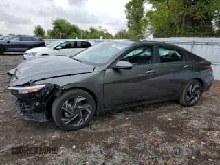 2024 Hyundai Elantra Limited with VIN KMHLN4DJ0RU114848, listed as a Copart auction lot 83862965 with 41,097 mi miles and Salvage title. Bid and sale history available at DreamBid. Image 1.