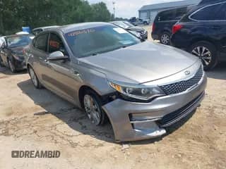 2016 Kia Optima EX with VIN 5XXGU4L32GG098747, listed as a IAAI auction lot 42926370 with 132,197 mi miles and . Bid and sale history available at DreamBid. Image 1.