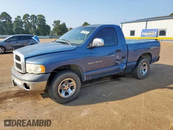 2003 Dodge 1500 ST with VIN 1D7HA16K23J502561, listed as a Copart auction lot 81224305 with 167,845 mi miles and Salvage title. Bid and sale history available at DreamBid. Image 1.
