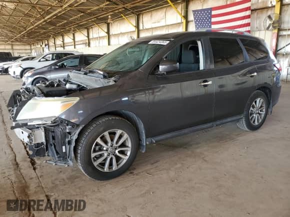 2013 Nissan Pathfinder SV с VIN 5N1AR2MN7DC617570, выставлен на аукционе Copart как лот 84424365 с пробегом 168 149 миль миль и Списание • Salvage title. История ставок и продаж доступна на DreamBid. Изображение 1.