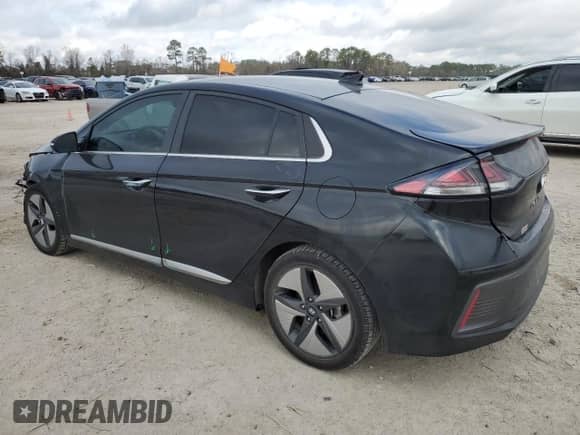 2021 Hyundai Ioniq Limited with VIN KMHC05LC2MU255047, listed as a Copart auction lot 44165295 with 46,826 mi miles and Salvage title. Bid and sale history available at DreamBid. Image 2.