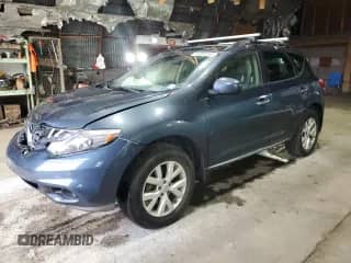 2014 Nissan Murano SL with VIN JN8AZ1MW1EW524765, listed as a Copart auction lot 82300355 with 126,228 mi miles and Salvage title. Bid and sale history available at DreamBid. Image 1.