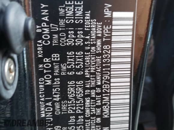 2009 Hyundai Tucson GLS с VIN KM8JM12B79U113328, выставлен на аукционе Copart как лот 68226505 с пробегом 172 777 миль миль и Списание • Salvage title. История ставок и продаж доступна на DreamBid. Изображение 12.