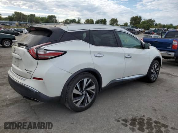 2015 Nissan Murano Platinum with VIN 5N1AZ2MHXFN261181, listed as a Copart auction lot 85744925 with Not provided miles and Clean title. Bid and sale history available at DreamBid. Image 3.