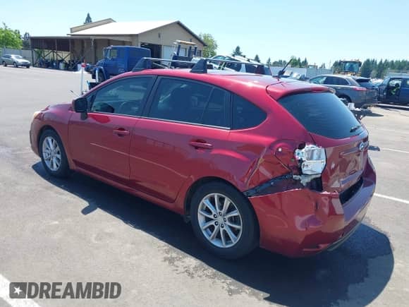 2013 Subaru Impreza Premium with VIN JF1GPAC66D2853342, listed as a IAAI auction lot 42385312 with 166,601 mi miles and . Bid and sale history available at DreamBid. Image 3.
