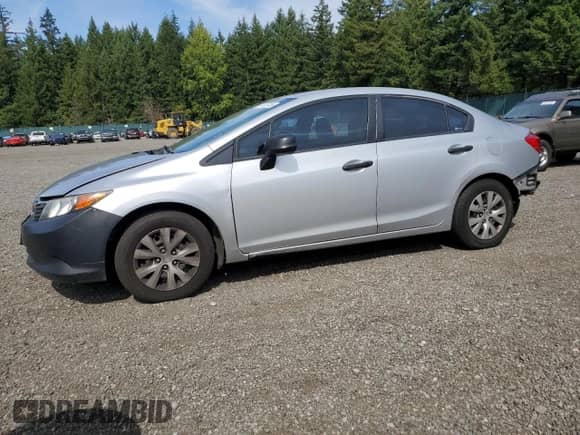 2012 Honda Civic with VIN 2HGFB2F22CH515706, listed as a Copart auction lot 71010745 with 181,438 mi miles and Salvage title. Bid and sale history available at DreamBid. Image 1.