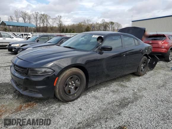 2023 Dodge Charger Police z VIN 2C3CDXAT5PH522975, wystawiony jako Copart lot #50152225 z przebiegiem Nie podano mil oraz Szkoda całkowita • Salvage title. Historia ofert i sprzedaży dostępna na DreamBid. Obrazek 1.