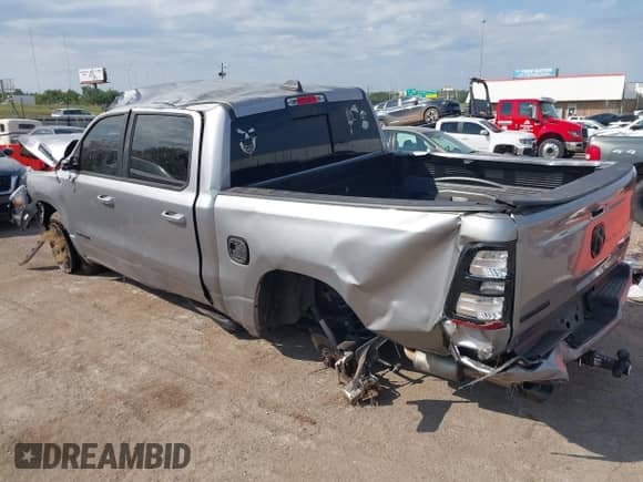 2021 Ram 1500 Lone Star with VIN 1C6SRFFT5MN547414, listed as a IAAI auction lot 43258149 with 50,315 mi miles and . Bid and sale history available at DreamBid. Image 3.