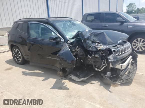 2022 Jeep Compass (RED) Edition with VIN 3C4NJDCB6NT100881, listed as a Copart auction lot 62241555 with 103,349 mi miles and Salvage title. Bid and sale history available at DreamBid. Image 4.