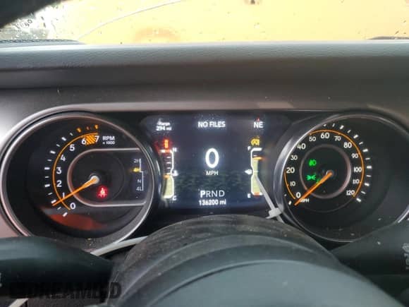 2021 Jeep Wrangler Unlimited Sport with VIN 1C4HJXDN2MW679769, listed as a Copart auction lot 62221795 with 136,200 mi miles and Salvage title. Bid and sale history available at DreamBid. Image 9.