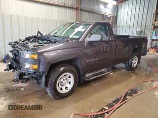 2015 Chevrolet Silverado 1500 LS z VIN 1GCNKPEH9FZ152466, wystawiony jako Copart lot #63077165 z przebiegiem 79 624 mil mil oraz Szkoda całkowita • Salvage title. Historia ofert i sprzedaży dostępna na DreamBid. Obrazek 1.