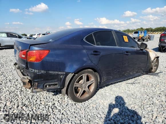 2006 Lexus IS 250 с VIN JTHBK262562017282, выставлен на аукционе Copart как лот 89643155 с пробегом Не указан миль и На запчасти • Non repairable. История ставок и продаж доступна на DreamBid. Изображение 3.