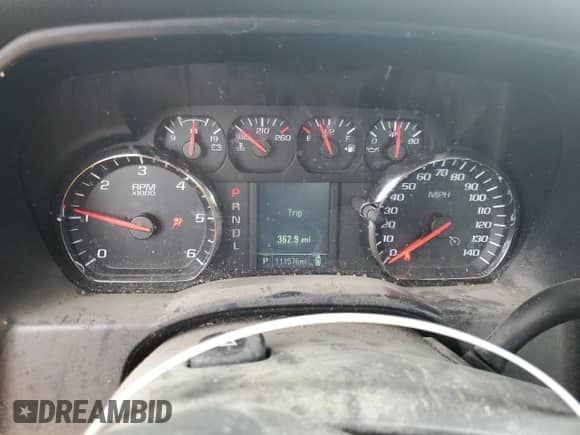 2018 Chevrolet Silverado 1500 Work Truck with VIN 1GCNCNEC7JZ907192, listed as a Copart auction lot 56162575 with 111,576 mi miles and Salvage title. Bid and sale history available at DreamBid. Image 9.