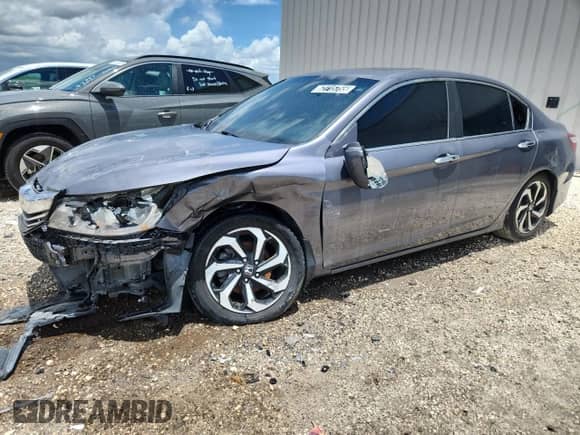 2016 Honda Accord EX-L with VIN 1HGCR2F89GA062272, listed as a Copart auction lot 62715755 with 94,398 mi miles and Clean title. Bid and sale history available at DreamBid. Image 1.