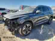 2020 Hyundai Santa Fe Limited with VIN 5NMS5CAAXLH259649, listed as a Copart auction lot 80755535 with 77,863 mi miles and Salvage title. Bid and sale history available at DreamBid. Image 1.