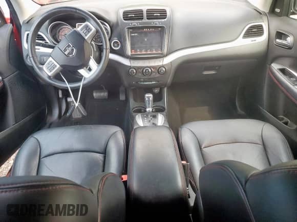 2012 Dodge Journey R/T with VIN 3C4PDDEG4CT258142, listed as a Copart auction lot 71326495 with 155,227 mi miles and Salvage title. Bid and sale history available at DreamBid. Image 8.