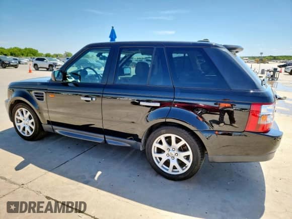 2008 Land Rover Range Rover Sport HSE with VIN SALSK25478A186077, listed as a Copart auction lot 63011665 with 148,571 mi miles and Salvage title. Bid and sale history available at DreamBid. Image 2.