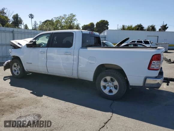 2022 Ram 1500 Big Horn with VIN 1C6RREMTXNN324265, listed as a Copart auction lot 63090025 with 78,443 mi miles and Salvage title. Bid and sale history available at DreamBid. Image 2.