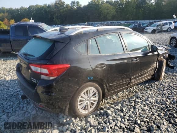 2017 Subaru Impreza Premium с VIN 4S3GTAB62H3702635, выставлен на аукционе Copart как лот 81146705 с пробегом 45 739 миль миль и Списание • Salvage title. История ставок и продаж доступна на DreamBid. Изображение 3.