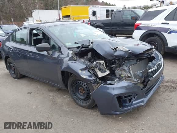 2017 Subaru Impreza with VIN 4S3GKAA63H3603908, listed as a IAAI auction lot 42042636 with 62,697 mi miles and . Bid and sale history available at DreamBid. Image 1.