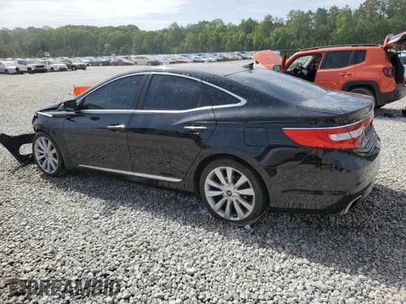 2017 Hyundai Azera Limited with VIN KMHFH4JG1HA583167, listed as a Copart auction lot 53971765 with 101,764 mi miles and Salvage title. Bid and sale history available at DreamBid. Image 2.