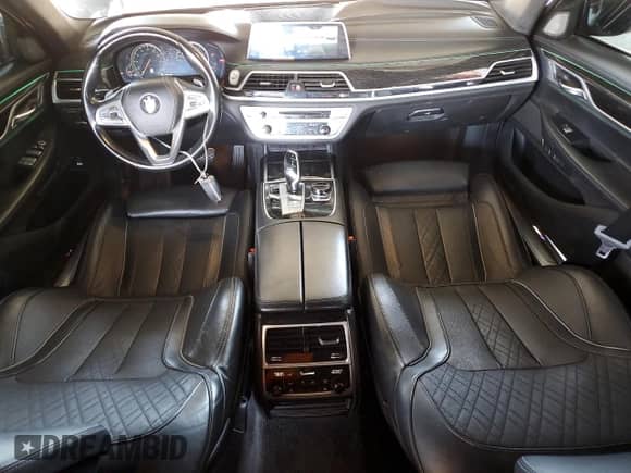 2017 BMW 7 Series 750i with VIN WBA7F0C37HGM21894, listed as a Copart auction lot 68292165 with 108,742 mi miles and Salvage title. Bid and sale history available at DreamBid. Image 8.