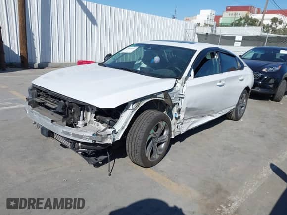 2019 Honda Accord EX-L with VIN 1HGCV2F51KA020155, listed as a IAAI auction lot 41847645 with 43,030 mi miles and . Bid and sale history available at DreamBid. Image 17.