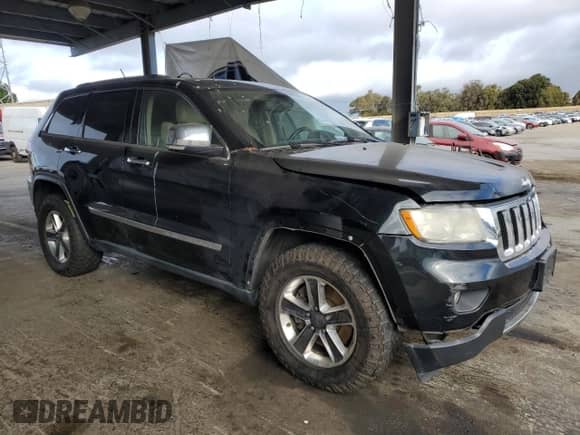 2012 Jeep Grand Cherokee Limited with VIN 1C4RJFBT3CC353821, listed as a Copart auction lot 66402915 with 161,619 mi miles and Salvage title. Bid and sale history available at DreamBid. Image 4.