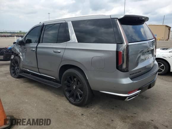 2023 Cadillac Escalade 4WD Premium Luxury Platinum with VIN 1GYS4DKL6PR306941, listed as a Copart auction lot 69279685 with 46,739 mi miles and Salvage title. Bid and sale history available at DreamBid. Image 2.