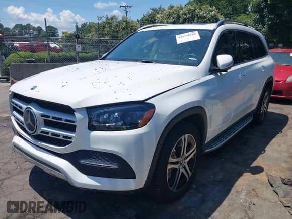 2021 Mercedes-Benz GLS 450 with VIN 4JGFF5KE3MA443561, listed as a IAAI auction lot 42874228 with 62,048 mi miles and . Bid and sale history available at DreamBid. Image 17.