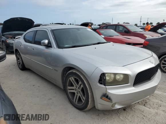 2006 Dodge Charger R/T с VIN 2B3KA53H76H528399, выставлен на аукционе Copart как лот 76421814 с пробегом 186 132 миль миль и Списание • Salvage title. История ставок и продаж доступна на DreamBid. Изображение 4.